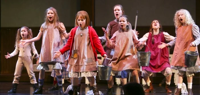 It's a Hard Knock Life for these orphans in the Royal City Musical Theatre Production of Annie. Photo by Tim Matheson.