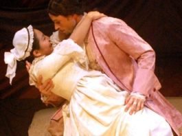 Mayumi Yoshida and Patrick Spencer in the United Players production of The Marriage of Figaro.