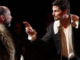 Gerry Mackay and Bob Frazer in Equivocation. Photo by David Blue.