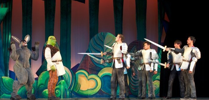 Members of the cast of Shrek: The Musical. Photo by Milan Radovanovic.
