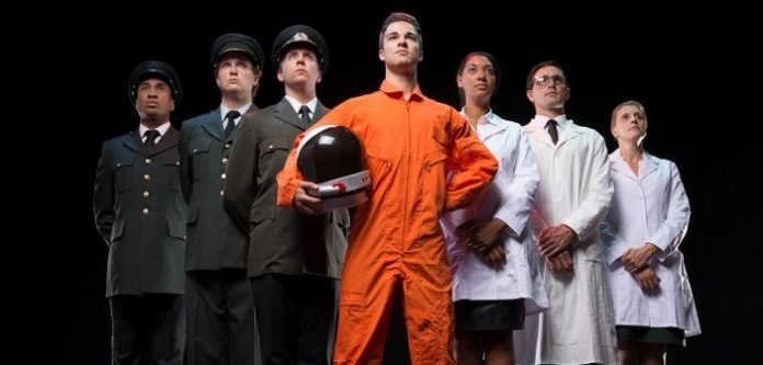 The cast of Kosmic Mambo prepares for their mission to Mars in October. Photo by David Cooper.