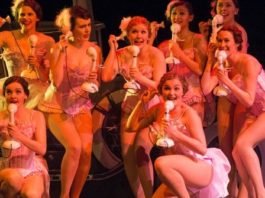 The Zangler Girls in the Gateway Theatre production of Crazy For You. Photo by David Cooper.