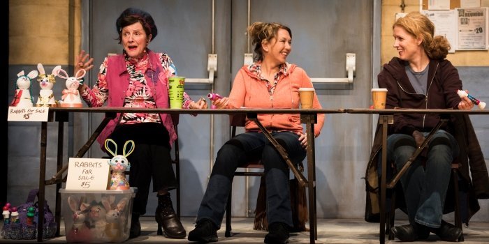 Patti Allan, Jenn Griffin and Colleen Wheeler in Good People. Photo by Emily Cooper.