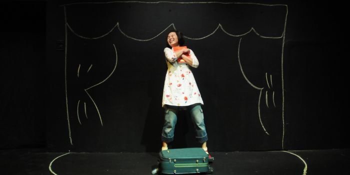 Last seen on the Pacific Theatre stage in 2016 with her play Suitcase Stories (photo above by Damon Calderwood), Maki Yi returns for the company's 2019/2020 season with her new Gramma.
