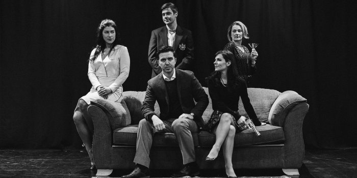 Members of the cast of the Yes Collective production of Wendy MacLeod's The House of Yes.