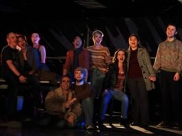 Members of the cast of the Renegade Arts Company production of Rent. Photo by M. Luro.