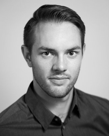Baritone Daniel Thielmann plays the role of Pritchitch in The Merry Widow.