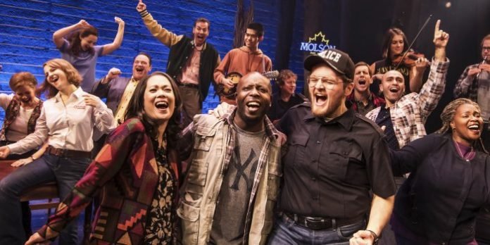 The First North American Tour Company of Come From Away. Photo by Matthew Murphy.