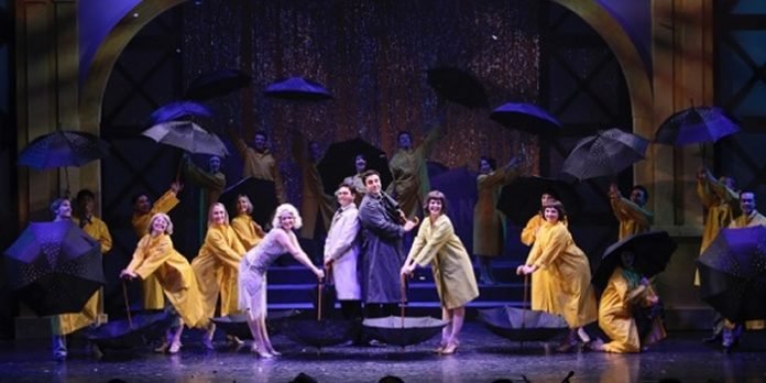 The cast of the Royal City Musical Theatre production of Singin' in the Rain. Photo by Tim Matheson.