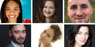 Jonelle Sills, Amanda Weatherall, Ian Cleary, Luka Kawabata, Amy Seulky Lee and Dana Fradkin are this year's participants in Vancouver Opera's Yulanda M. Faris Young Artists Program.